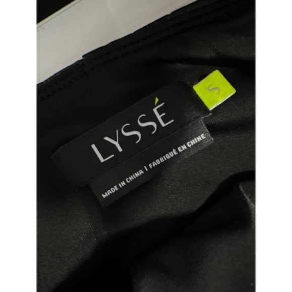 Lysse Faux Vegan Leather Leggings Women S Black High Waist Skinny Tummy Control - Picture 4 of 7